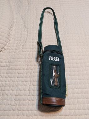 Dark Green Bottle Carrier Sling Bag